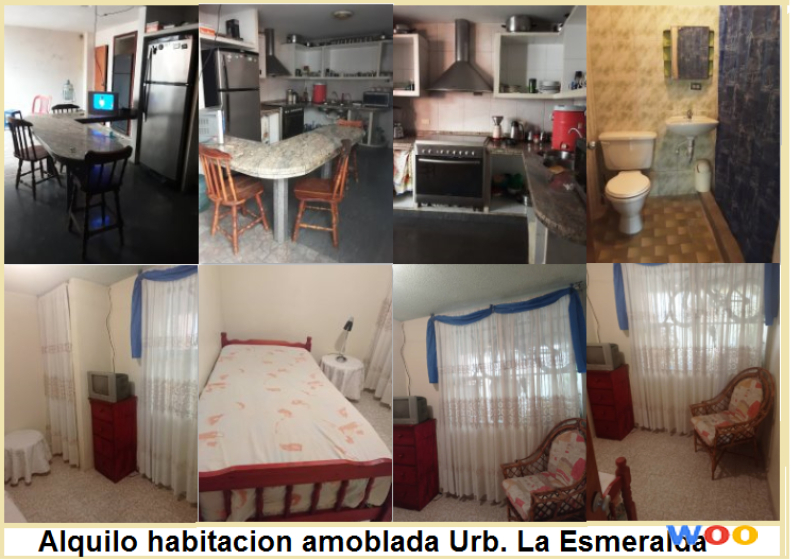 Alquilo habitación amoblada a caballero Sabn Diego