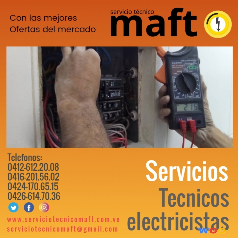 Técnico electricista en Caracas 
